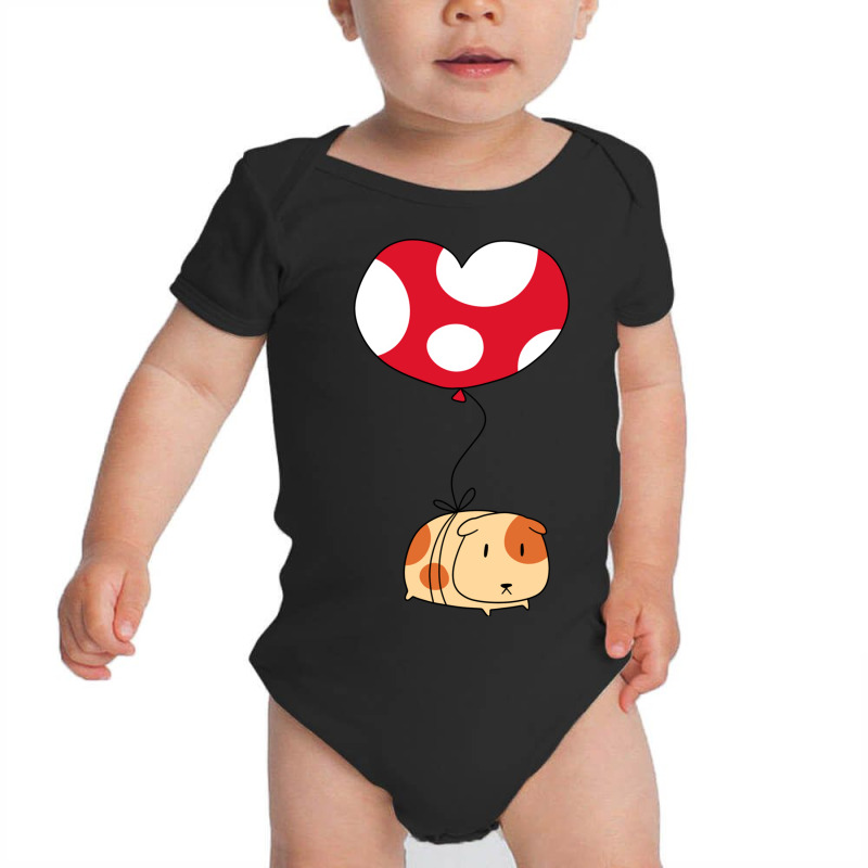 Heart Balloon Guinea Pig Baby Bodysuit | Artistshot