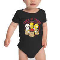 The Simpsons Treehouse Of Horror Halloween Centere Baby Bodysuit | Artistshot