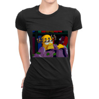 The Simpsons Treehouse Of Horror Halloween Dizzy H Ladies Fitted T-shirt | Artistshot