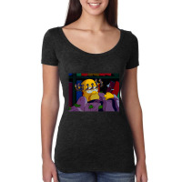 The Simpsons Treehouse Of Horror Halloween Dizzy H Women's Triblend Scoop T-shirt | Artistshot