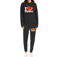 I Love Mondays Heart Cute Monday T Shirt Hoodie & Jogger Set | Artistshot