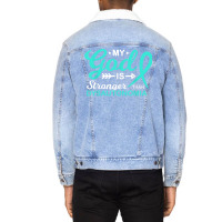 My God Is Stronger Than Dysautonomia Awareness War Unisex Sherpa-lined Denim Jacket | Artistshot