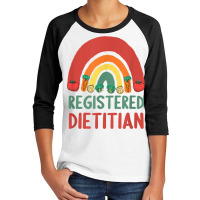 Registered Dietitian T Shirt Youth 3/4 Sleeve | Artistshot