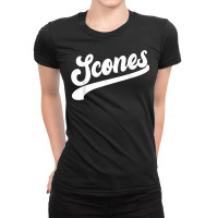 Team Scones Funny Breakfast Tea Biscuit Sweet Past Ladies Fitted T-shirt | Artistshot