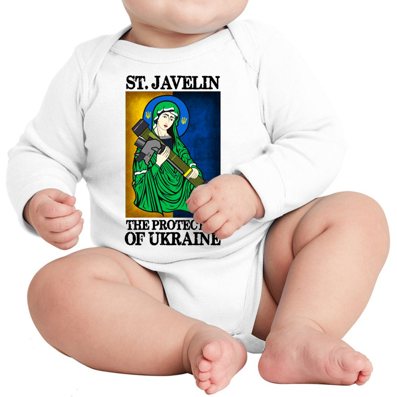 Saint Javelin Protector Long Sleeve Baby Bodysuit | Artistshot