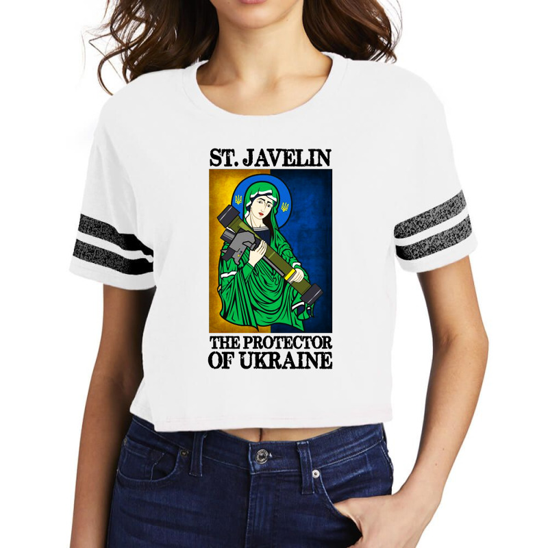 Saint Javelin Protector Scorecard Crop Tee | Artistshot