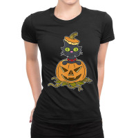 The Simpsons Treehouse Of Horror Halloween Snowbal Ladies Fitted T-shirt | Artistshot