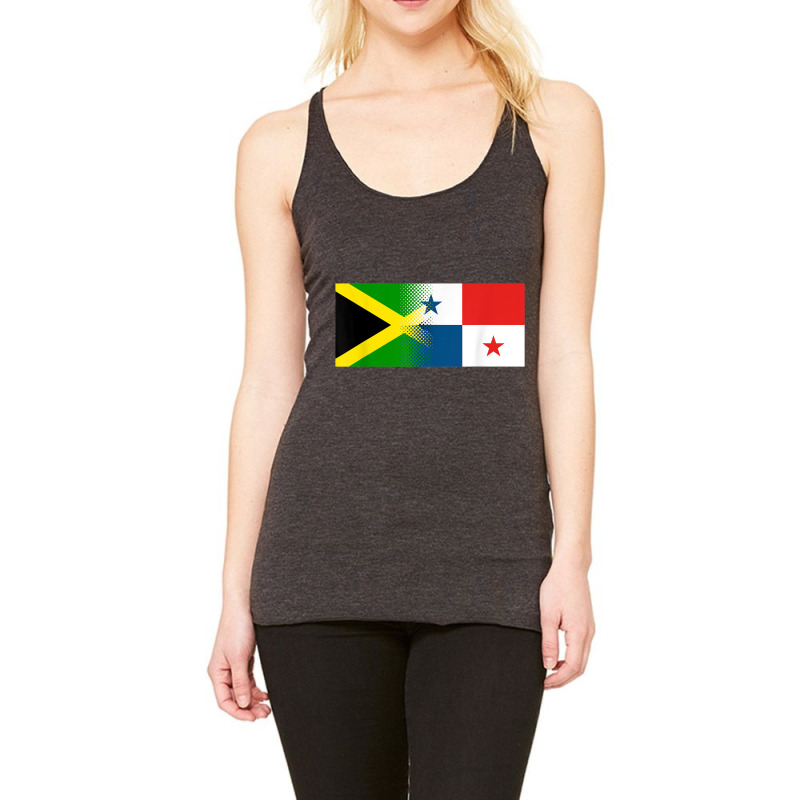 Jamaican Panamanian Flag Jamaica Panama T Shirt Racerback Tank by imelde | Artistshot