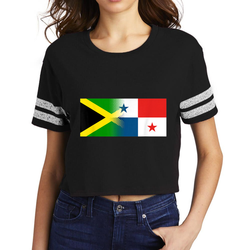 Jamaican Panamanian Flag Jamaica Panama T Shirt Scorecard Crop Tee by imelde | Artistshot