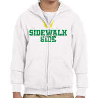 Sidewalk Side Mardi Gras Funny Festival Parade Cos Youth Zipper Hoodie | Artistshot