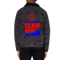 Special Olympics Team Unisex Sherpa-lined Denim Jacket | Artistshot