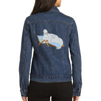 The Simpsons Treehouse Of Horror Homer The Walrus Ladies Denim Jacket | Artistshot