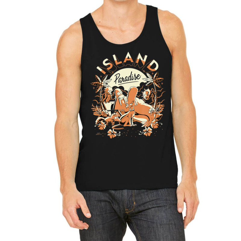 The Simpsons Treehouse Of Horror Island Paradise G Tank Top by longdanouj | Artistshot