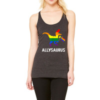 Allysaurus Trans Ally T Rex Dinosaur Gay Pride Par Racerback Tank | Artistshot