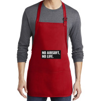 No Airsoft No Life Medium-length Apron | Artistshot