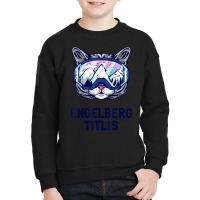 Engelberg-titlis Alpine Mountain Panorama Ski Gogg Youth Sweatshirt | Artistshot