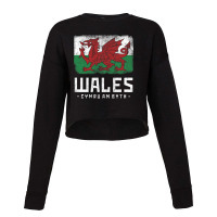 Wales Flag Welsh Dragon Banner Cymru Am Byth Welsh Cropped Sweater | Artistshot