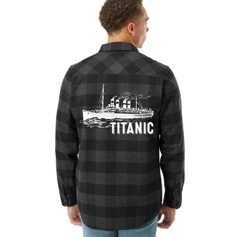 Rms Titanic Ship Tee Perfect Gift Idea Youth Vinta Flannel Shirt | Artistshot