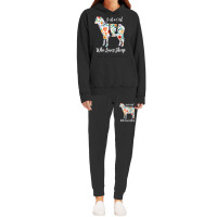 Just A Girl Who Loves Sheep Cute Funny Design For  Hoodie & Jogger Set | Artistshot