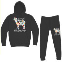 Just A Girl Who Loves Sheep Cute Funny Design For  Hoodie & Jogger Set | Artistshot