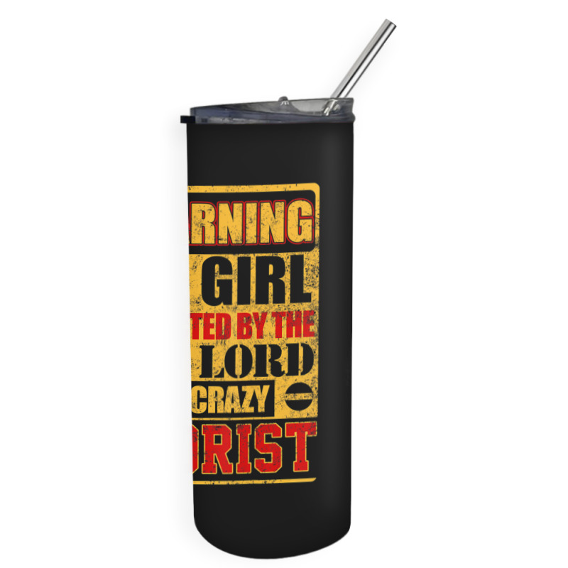 Warning This Girl Is Protected By Arborist Skinny Tumbler | Artistshot