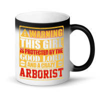 Warning This Girl Is Protected By Arborist Magic Mug | Artistshot