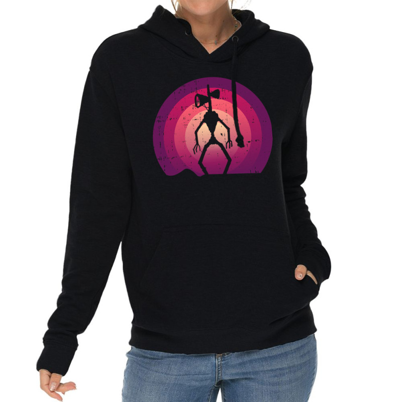 Siren Head Lazy Halloween Costume Retro Cryptid Cr Lightweight Hoodie | Artistshot