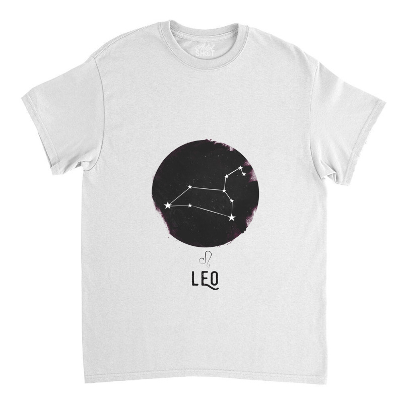 Minimal Leo Zodiac Sign Classic T-shirt by sheryljamel | Artistshot