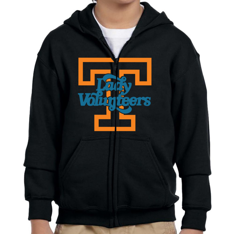 Tennessee Lady Volunteers Youth Zipper Hoodie by Dawn L Carson | Artistshot