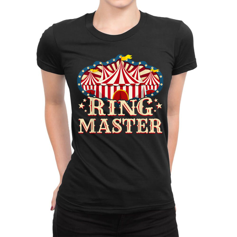 Circus Ringmaster Shirt   Circus Shirts   Ringmast Ladies Fitted T-Shirt by jendhe | Artistshot