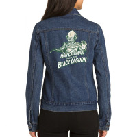 Mon Calamari From The Black Lagoon Ladies Denim Jacket | Artistshot