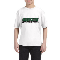 Pine Manor College Gators Youth Tee | Artistshot