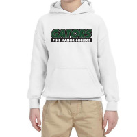 Pine Manor College Gators Youth Hoodie | Artistshot