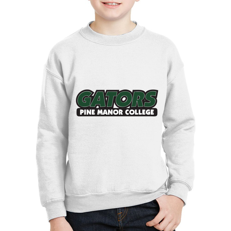 Pine Manor College Gators Youth Sweatshirt by Own G | Artistshot