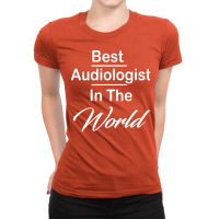 Audiologist 80s Ladies Fitted T-shirt | Artistshot