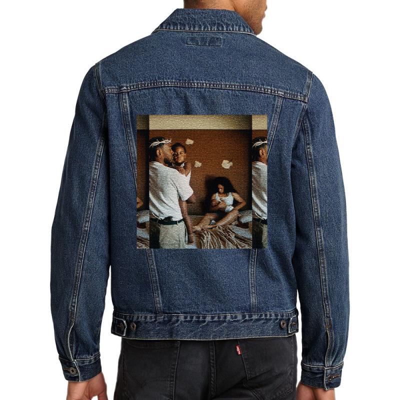 Mr Morale And The Big Steppers Chiffon Top Men Denim Jacket by cissouOrshi | Artistshot