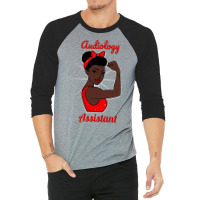 Audiology Assistant Black Woman Strong Retro Vinta 3/4 Sleeve Shirt | Artistshot