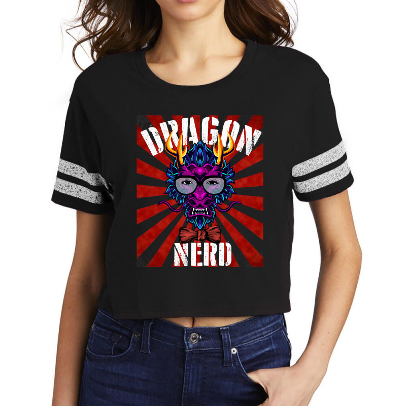 Dragon Nerds Rock Gamer Geek Fun Cute Nerd Scorecard Crop Tee by whoretacarpal | Artistshot