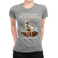 Audiologist Cowboy Horse Not Show Pony Funny Work Ladies Fitted T-shirt | Artistshot