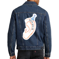 Happy New Ear New Years Funny Joke Pun Gift Men Denim Jacket | Artistshot