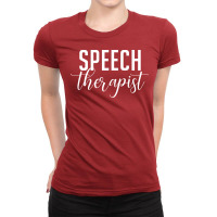 Speech Therapist Girl Ladies Fitted T-shirt | Artistshot