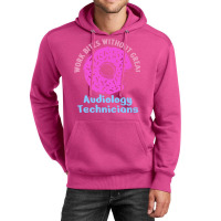 Audiology Tech Work Bites Fun Pink Donut Sprinkles Unisex Hoodie | Artistshot