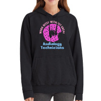 Audiology Tech Work Bites Fun Pink Donut Sprinkles Vintage Hoodie | Artistshot