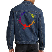 Sound Wave Graphic Audiology Ear Doctor Girl Men Denim Jacket | Artistshot