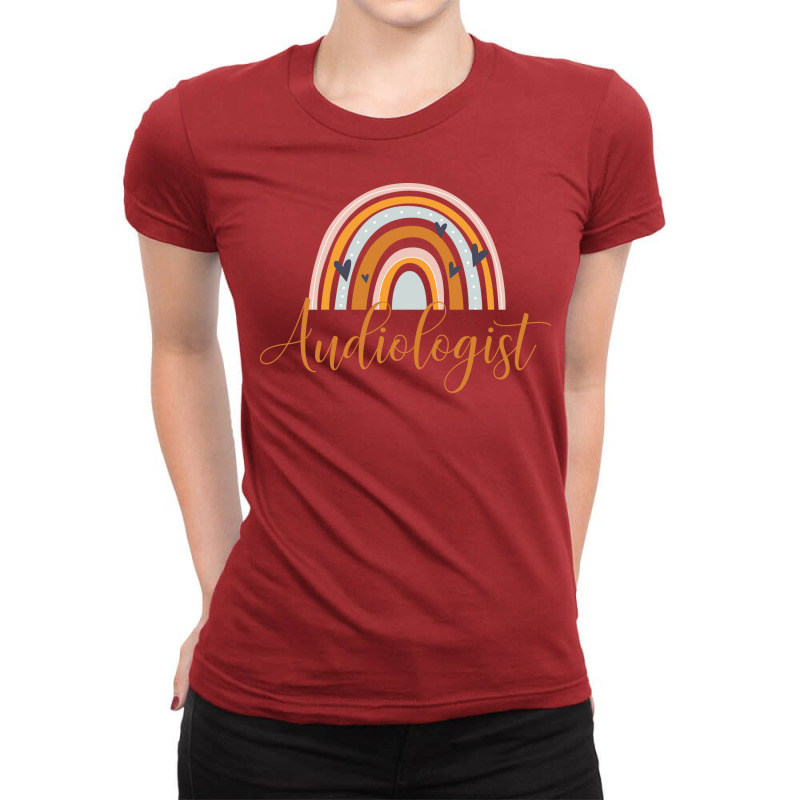 Cute Audiology Audiologist Stars Ladies Fitted T-Shirt by kakukkfuseiv | Artistshot