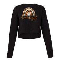 Cute Audiology Audiologist Stars Cropped Sweater | Artistshot