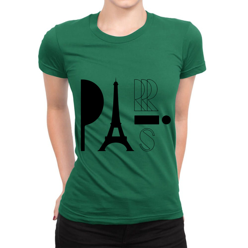 Paris Ladies Fitted T-Shirt by porkudus | Artistshot