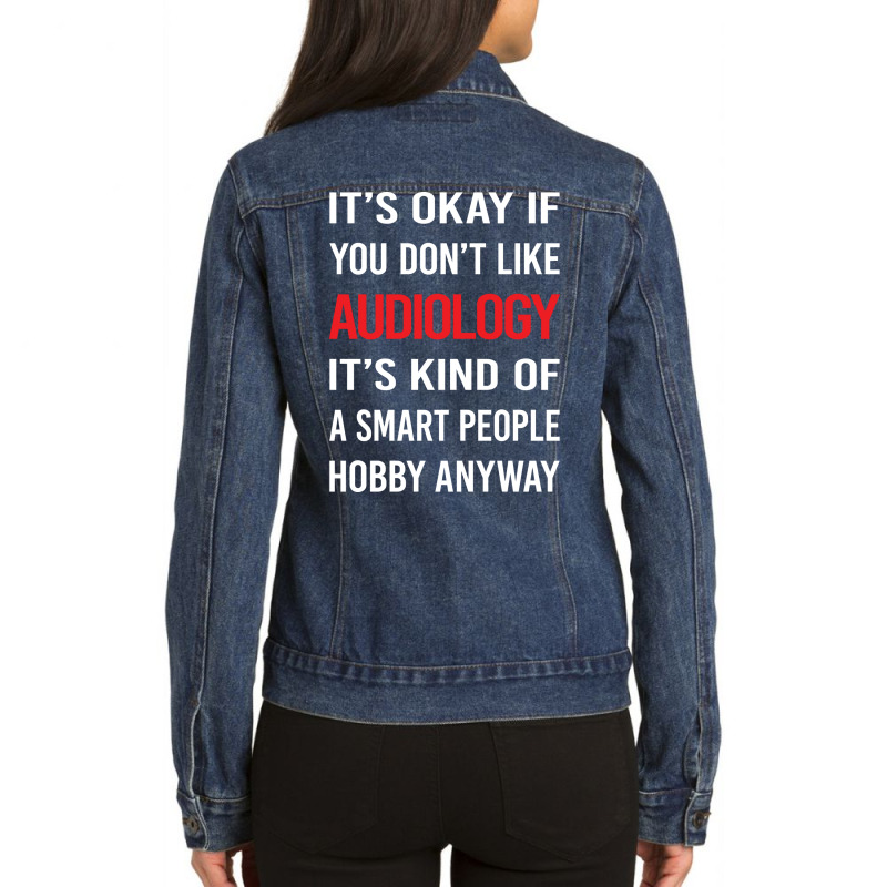 Smart People Hob Hipster Ladies Denim Jacket by canudohidejip | Artistshot