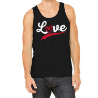 Love Typography Hearts Valentine's Day Lover Roman Tank Top | Artistshot