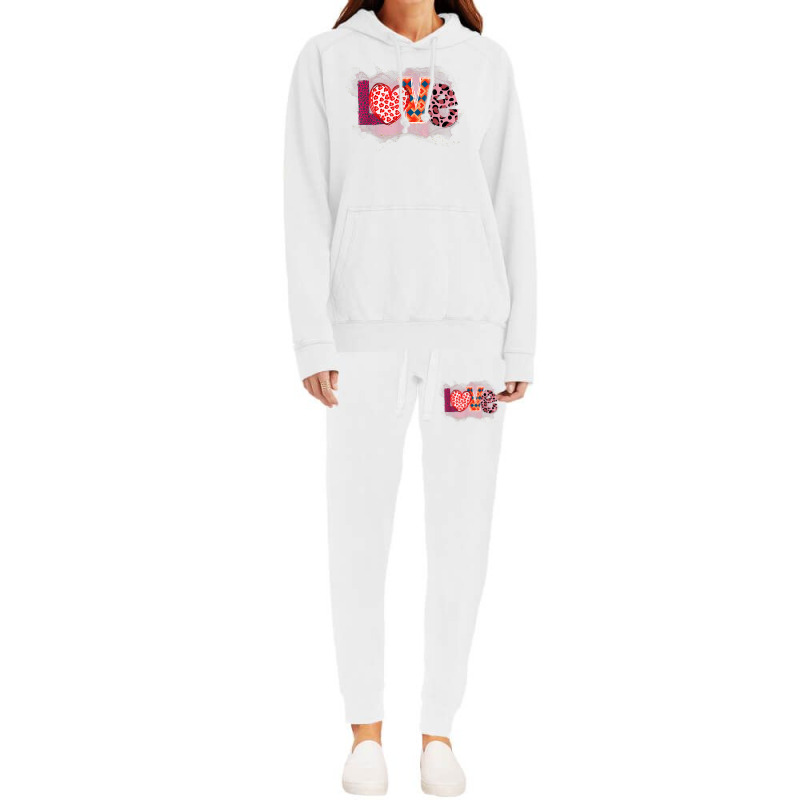 Love Valentine Graphic Design Casual T Shirt Hoodie & Jogger set by boxleyit | Artistshot